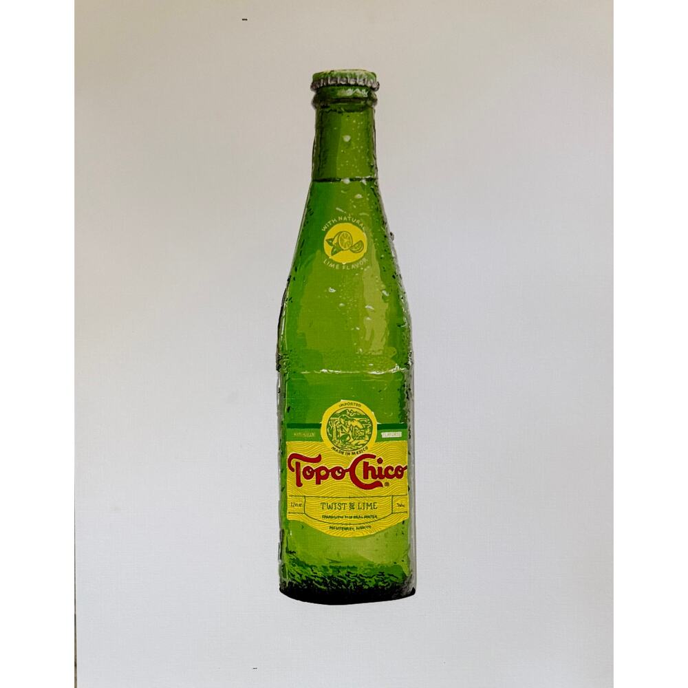 TopoChico Twist Lime Mineral Water Lithograph Poster 11x14.75" - P1236